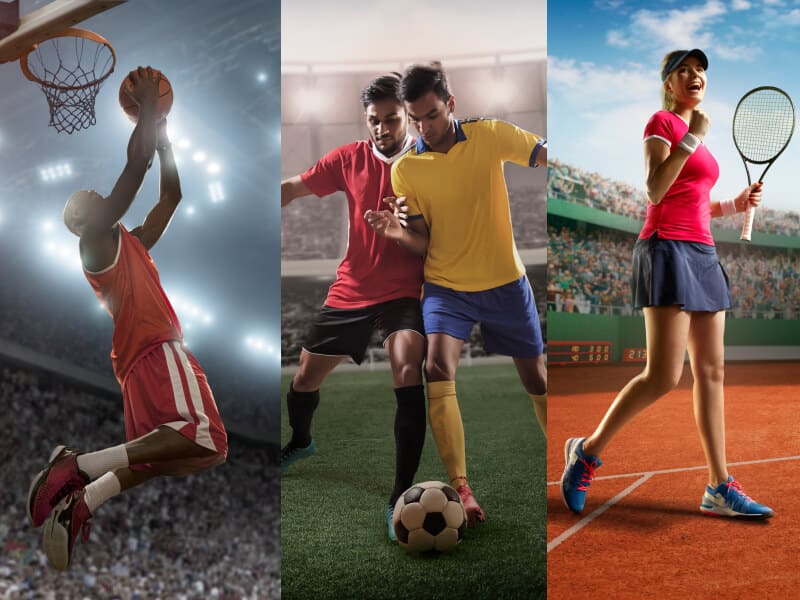 Sports betting action image representing live match moments on ck666